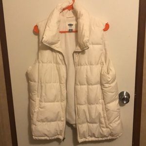 Off White Puffer Vest